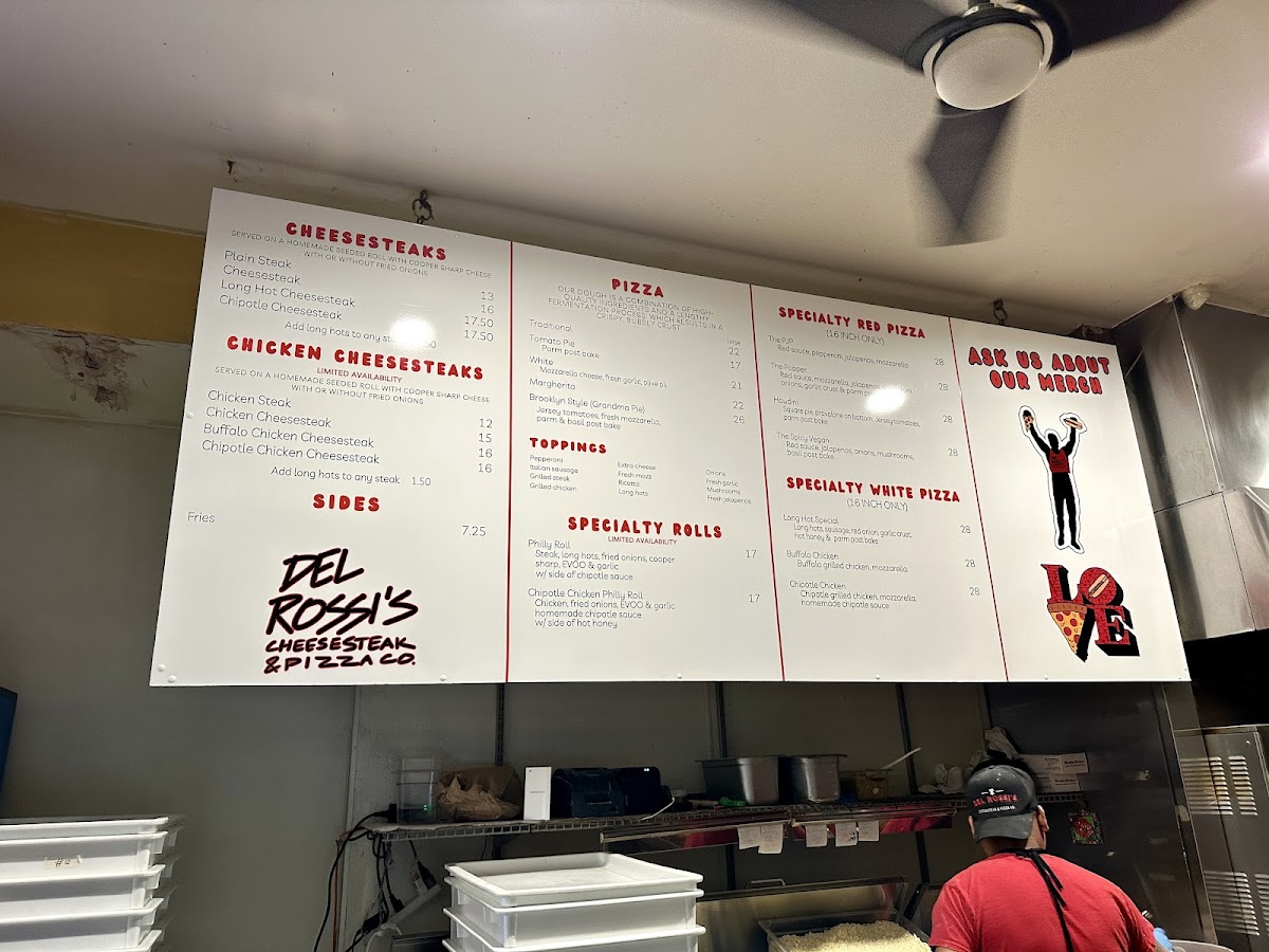 Del Rossi's Cheesesteak & Pizza CO. Menu - Image 3