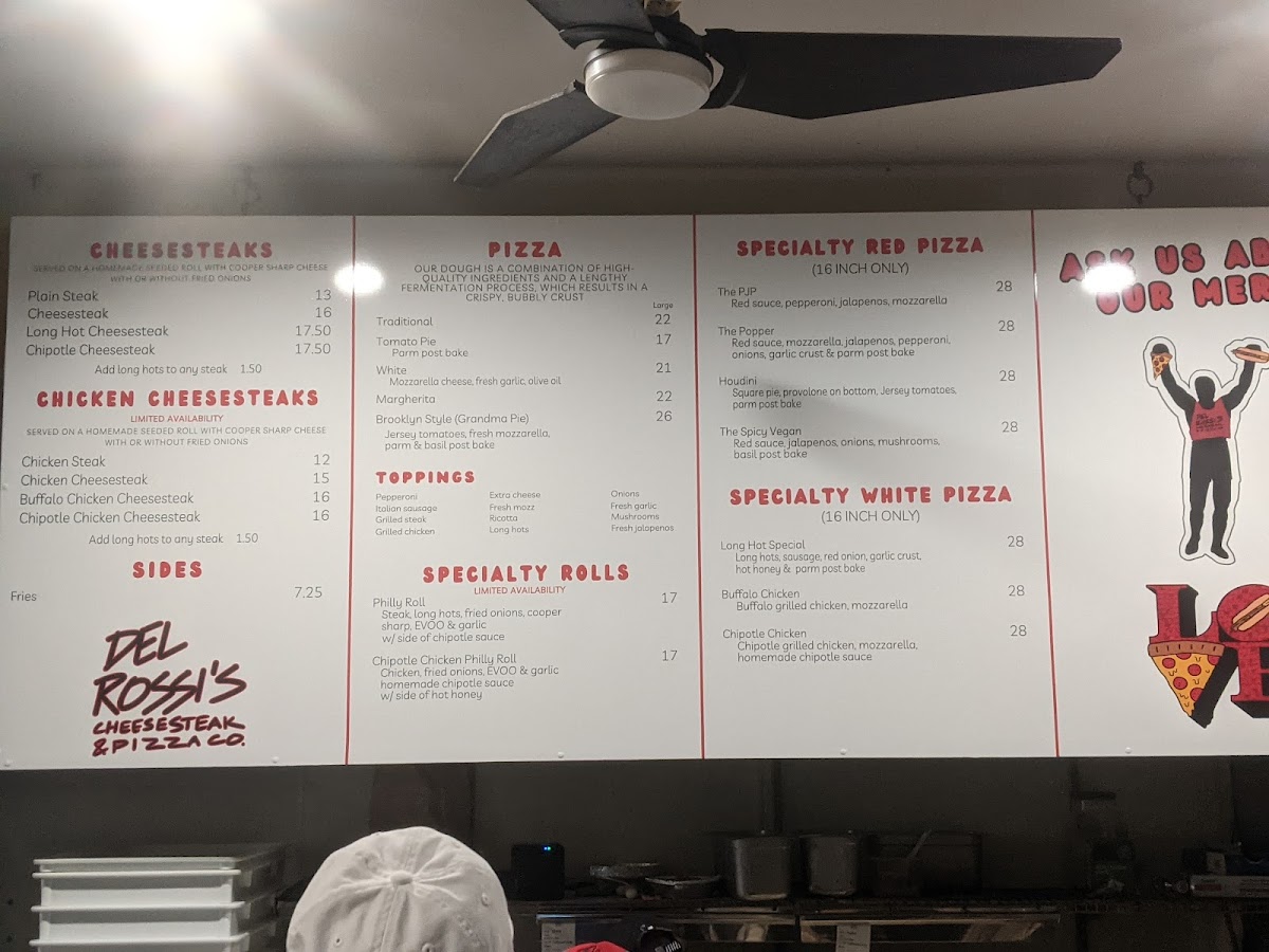 Del Rossi's Cheesesteak & Pizza CO. Menu - Image 5
