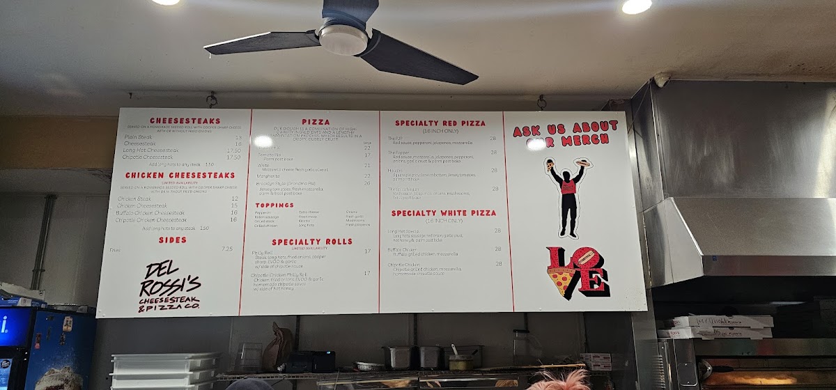 Del Rossi's Cheesesteak & Pizza CO. Menu - Image 6